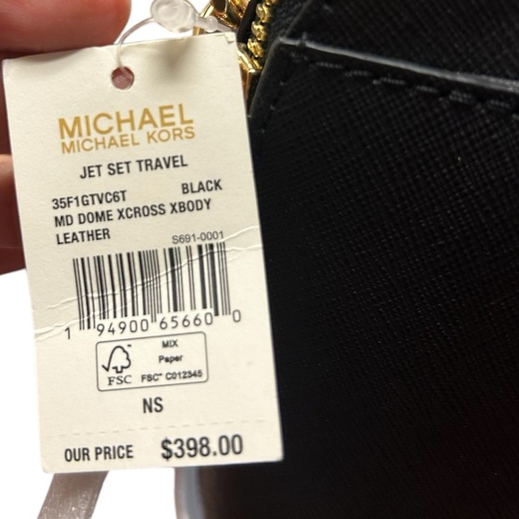 Michael Kors Black Crossbody, NWT - Picture 5 of 6
